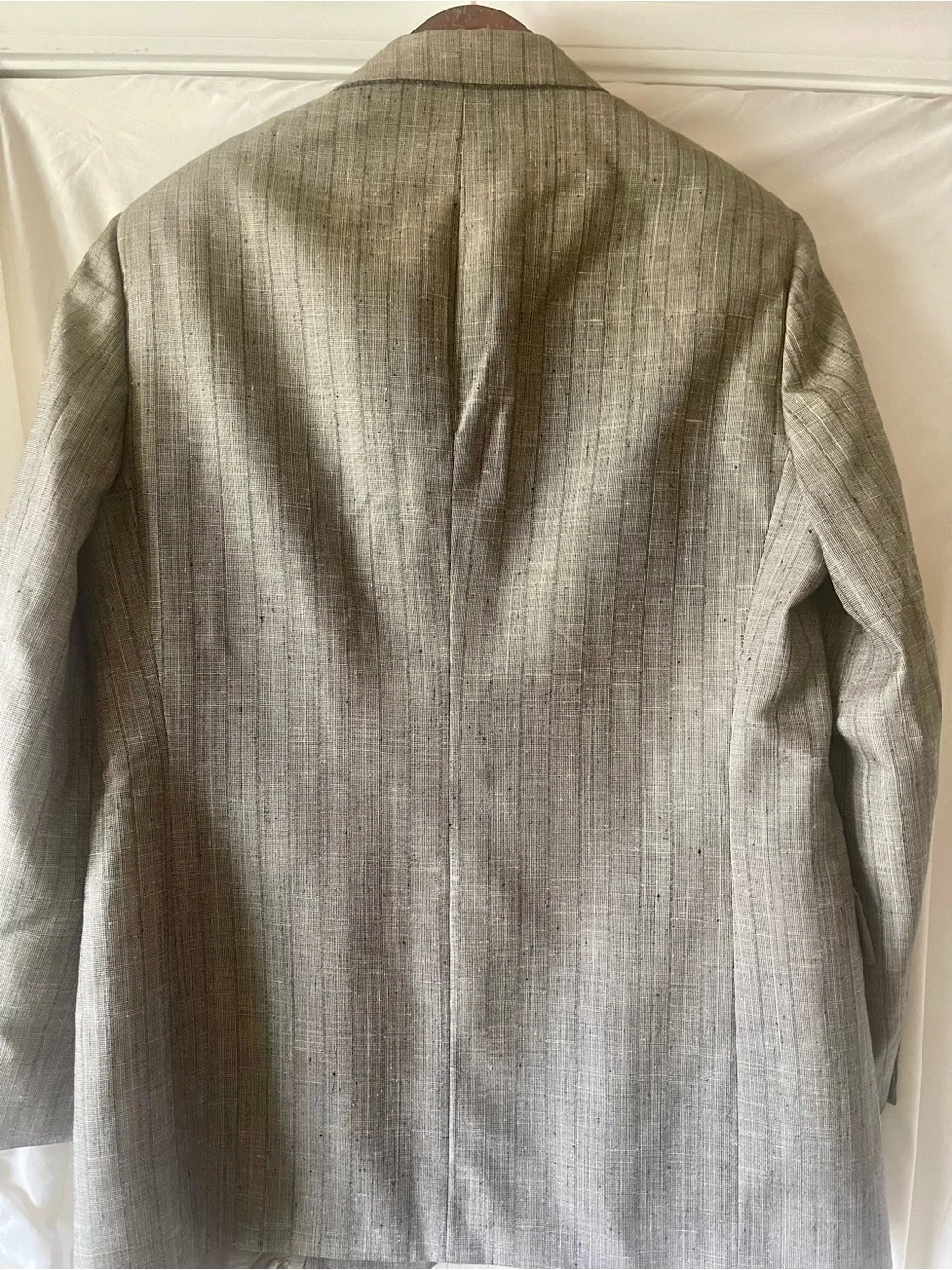 Dior Men's Gray Pinstripe Sport Coat Blazer